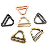 Boucles en D triangulaires de luxe robustes en alliage de zinc de 20/25/32/38/50 mm pour sacs, sacs à main, sangles, ceintures et accessoires de quincaillerie