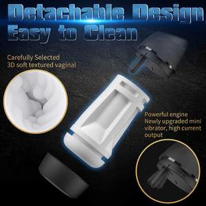 جهاز التحفيز الجنسي الكهربائي للقضيب مضخة فراغ الاهتزاز الاستمناء التلقائي للرجال ألعاب جنسية للرجال - Product Image 3