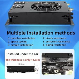 TELCOOL 12/24V Air Conditioner Hidden Underbody RV Air Conditioner/DC Silent air Conditioner for Trailers, Campers, Trucks, <strong>Vans</strong> - Product Image 4