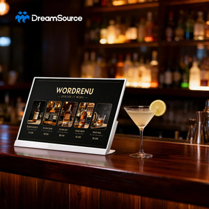 เครื่องเล่นเมนูร้านอาหารแบบ LCD สำหรับตั้งโต๊ะ ป้ายดิจิทัล ใช้ได้ทั้งภายในและภายนอกอาคาร ความละเอียด 1920x1080 ระบบบริการตนเอง - Product Image 1