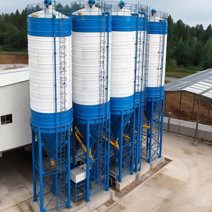 Nuevos Silos Verticales de Acero para Cemento Corey con Transportador de Tornillo, Capacidad de 1000t, Fácil Transporte, Exportador para Plantas de Manufactura - Product Image 1