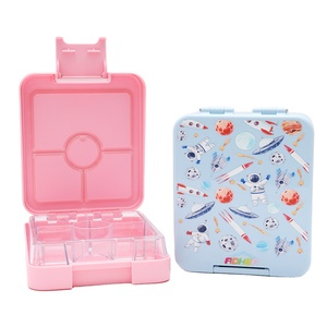 Lonchera Bento de Plástico Portátil para Niños y Recién Nacidos, Diseño Personalizado, a Prueba de Fugas, Apta para Microondas, Capacidad de 750 ml, para Uso Escolar - Product Image 4