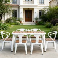 Table et chaises pliantes d'extérieur en bois modernes et portables