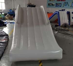 Không khí chặt chẽ tùy chỉnh ngoài trời Inflatable công viên nước trò chơi di động nổi trượt người lớn trẻ em Inflatable Mini trượt cho hồ bơi - Product Image 3