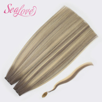 Rambut Genius Weft Terlaris Double Drawn Dapat Dipotong Tebal Tanpa Sambungan Halus Tak Terlihat Ekstensi Rambut Genius Weft