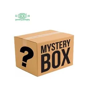 Groothandel Aangepaste Hoge Kwaliteit Gegolfd Gift Verpakking Mystery Box Verpakking Grote Verzending Dozen