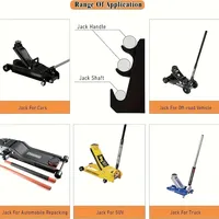 HY2 2 supports muraux robustes en métal pour crics de sol, revêtement noir, idéaux pour ateliers et passionnés d'automobile