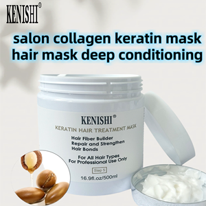 Nhãn hiệu riêng Hữu Cơ Keratin tái tạo tóc Spa mặt nạ và dầu Argan Collagen Sulfate-Miễn phí Kem điều trị cho tóc mượt - Product Image 3