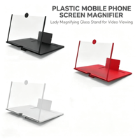 Support de téléphone portable, amplificateur d'écran, loupe HD, pliable, pour ordinateur de bureau, agrandisseur vidéo pour smartphone, pour regarder des films