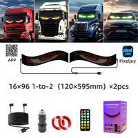 Affichage LED pour taxi, contrôle sans fil GPS, écran intelligent pour toit de voiture, étanche IP65, haute luminosité P4~P9, écran extérieur monté sur véhicule