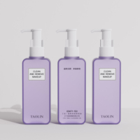 Bouteille pompe carrée en plastique PETG 200ml 300ml, flacon de shampoing scellé avec bouchon à vis et pulvérisateur, MOQ 50 pièces en stock