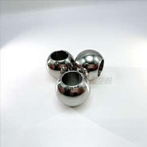 Venta al por mayor 6,35mm 8mm 10mm Espejo de acero inoxidable Bolas huecas Rodamientos de bolas de contacto angular para barandillas de hotel Fábrica de pasamanos - Product Image 3