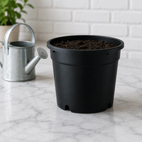 Pot Tanaman Plastik PP Grosir dengan Lubang Drainase - Pot Bunga Luar Ruangan yang Tahan Lama dan Ringan Kapasitas 36-110L, Desain Modern dan Menarik