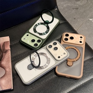 Support magnétique pour téléphones portables – Coque de protection mate pour <span class=keywords><strong>iPhone</strong></span> 17 Pro et accessoires pour <span class=keywords><strong>iPhone</strong></span> 17, 16, 15, 14, 13, <span class=keywords><strong>12</strong></span> - Product Image 3