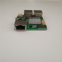 DC 12/24/48/52/56V Mini 2 puertos Gigabit POE SWITCH EXTENDER PCBA