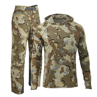 Camisa de hombre personalizada al por mayor, chaqueta de camuflaje para exteriores, traje de caza cálido de secado rápido