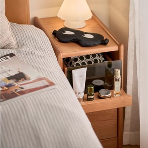 Table de chevet en bois de cerisier, 28 cm, mini table d'appoint de style nordique pour chambre à coucher, pour petit appartement - Product Image 2