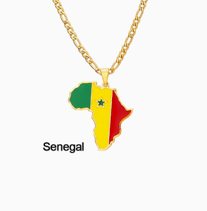 Collier en alliage avec carte du drapeau du <span class=keywords><strong>Mali</strong></span>, personnalisé, pour hommes et femmes, accessoires de mode, souvenirs, vente en gros - Product Image 6