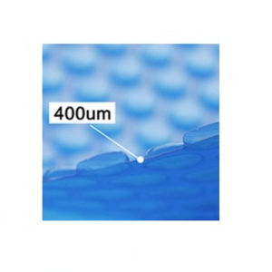 Cubierta de piscina <span class=keywords><strong>enrollable</strong></span> de 300 micras, cubierta de burbujas de polvo con listones de policarbonato para acuicultura - Product Image 3