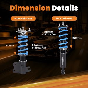 MaXpeedingrods entretoises d'amortisseur réglables pour <span class=keywords><strong>Nissan</strong></span> <span class=keywords><strong>S13</strong></span> 180sx 200sx 89-94 - Product Image 6