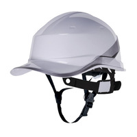 Delta Diamond5 Série 102018 Modèle ABS Casque de sécurité isolé Doublure en tissu à 8 points Certifié EN397 Casque de protection de la tête