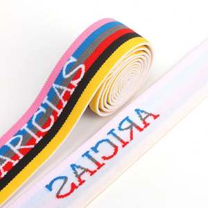 Cinta Elástica Ecológica con Logotipo Personalizado, Cinta Jacquard de Color Personalizado para Cintura Elástica de Ropa Interior Tipo Boxer - Product Image 3