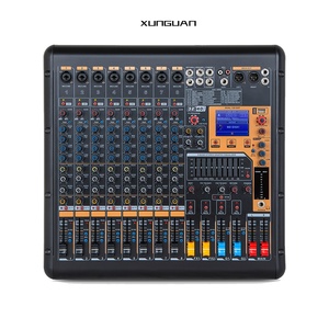 DMR Series 8/12/16CH Nueva llegada 128DSP Blue-Tooth Amplificador Mezclador de <span class=keywords><strong>audio</strong></span> con 350W/600W * 2CH/Dual 9-Band EQ/48V Phantom/Low <span class=keywords><strong>Cut</strong></span> - Product Image 1