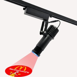 <span class=keywords><strong>Proiettore</strong></span> Gobo con Logo Personalizzato Gratuito per Pubblicità Commerciale Interna, Illuminazione su Pareti e Pavimenti, Alta Definizione e Luminosità - Product Image 1