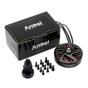 Motor sin Escobillas UAngel 4108 X 380KV <span class=keywords><strong>600</strong></span> 3-6S de 12 Pulgadas con Eje de Aleación de Aluminio de 5 mm y Aleación de Titanio para Dron FPV FXB - Product Image 3