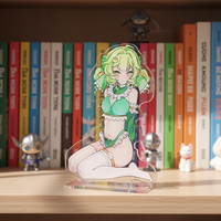 Support personnalisé en acrylique pour anime et dessin animé, enrouleur de câble pour écouteurs, support pour casque
