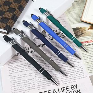 Stylo à écran tactile universel pour téléphone portable, 2 en 1, promotionnel, en plastique et métal, stylo à bille personnalisé - Product Image 3
