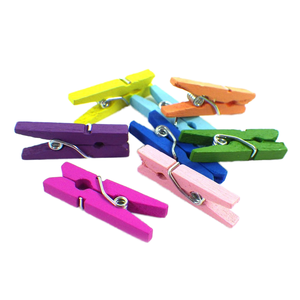 Offre Spéciale – Mini Pinces à Linge Modernes Écologiques Multifonctions en Bois Naturel – Pinces Couleur Bois pour Séchage de Vêtements dans le Salon - Product Image 1