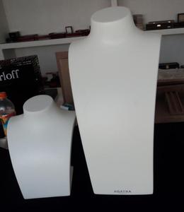 หุ่นโชว์สร้อยคอผู้หญิงแบบกำมะหยี่เงาเคลือบด้าน - Product Image 4
