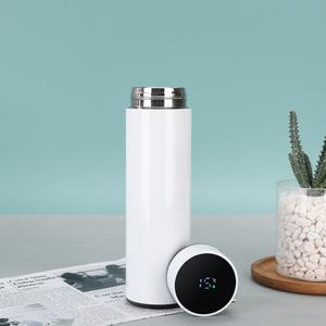 500ml di temperatura intelligente con Display a doppio strato in acciaio inossidabile <span class=keywords><strong>tazza</strong></span> <span class=keywords><strong>Thermos</strong></span> per auto portatile per caffè Smart Business regalo - Product Image 2