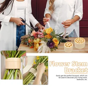 Porta stelo chioma a spirale Ikebana supporto per stelo fiore robusto supporto per Bouquet - Product Image 4