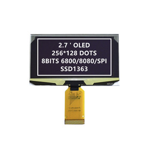 2,7 pulgadas <span class=keywords><strong>OLED</strong></span> 8080 6800 SPI BLANCO Verde AMARILLO 2,7 'SSD1363 256x128 256*128 MÓDULO DE PANTALLA <span class=keywords><strong>OLED</strong></span> - Product Image 3