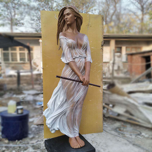 Professional supply life size bronze nude woman and man statue - Product Image 2