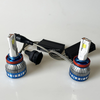 Accessoires pour véhicules, éclairage automobile GR130 12V 6000K 260W, 3 tubes en cuivre, phare H11 9005 9006 D2h, ampoule LED pour phare de voiture