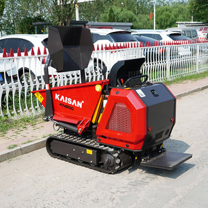 Mini tombereau sur chenilles de 0,6 tonne pour chantier de construction, exploitation agricole et manutention de matériaux de jardin - Product Image 3