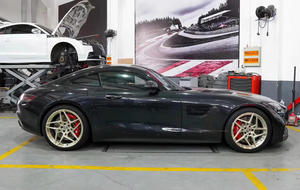 ล้ออะลูมิเนียมอัลลอยด์หล่อเดี่ยวสีทอง17-23นิ้วเว้าลึก5X112 5X114.3 5X120 5X130สำหรับ Porsche BMW 5 Series - Product Image 4