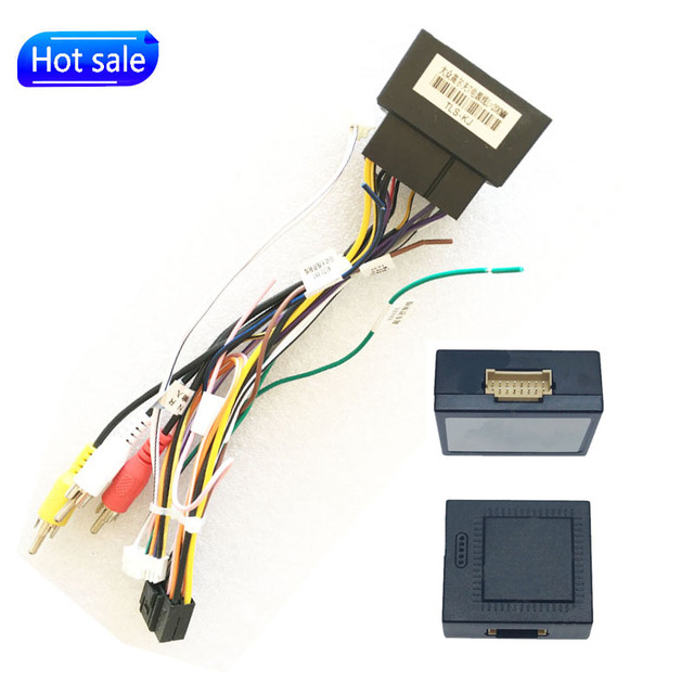 16 Pin Android Car Media Player Navi Radio CANbus Box Harness Suitable for Volkswagen Golf 7 and Volkswagen Series Vehicles Abo