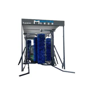 Large Bus Truckng Auto Wash Machine With 5 Brushes High Pressure Mobile Car Wash Equipments