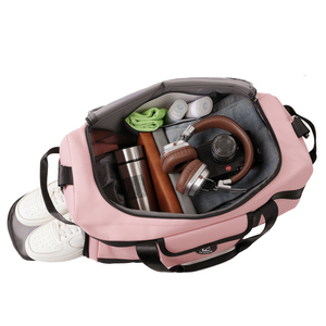 Bolsa de Viaje de Gran Capacidad, Bolsa Deportiva Multifuncional Impermeable con Compartimento para Zapatos y Separación entre Seco y Húmedo - Product Image 6