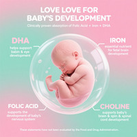 Acide folique en capsule multivitaminée prénatale pour femmes enceintes et allaitantes Formule personnalisée pour femmes enceintes