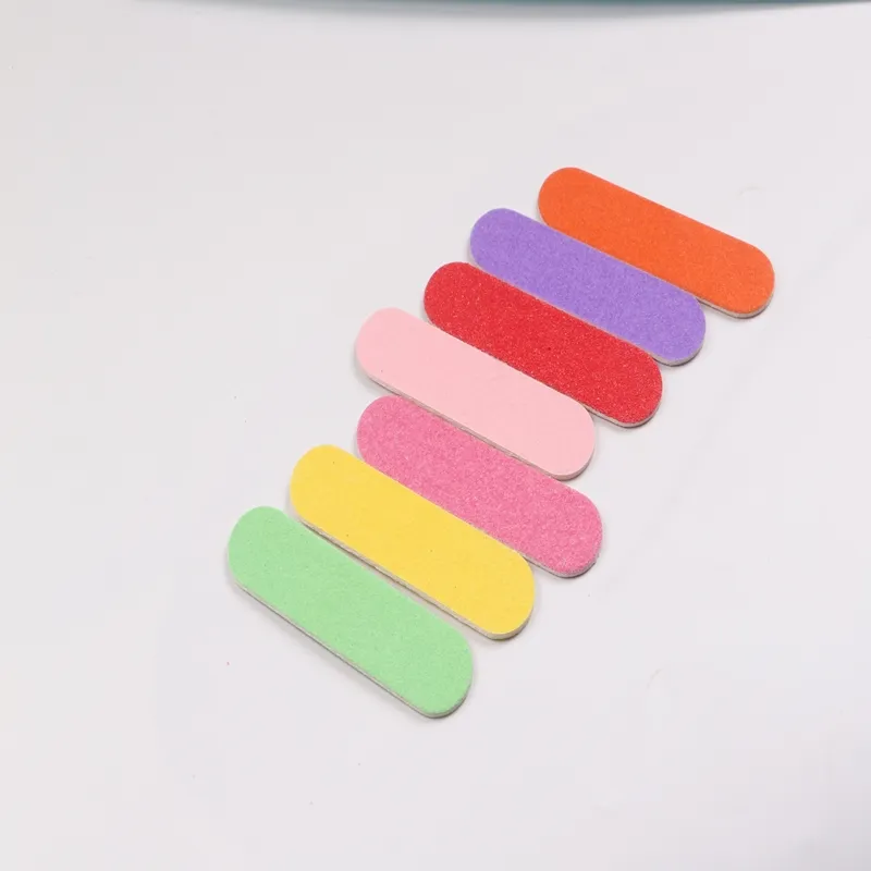 TSZS Multi color Mini Einweg-Nagel feilen Doppelseitige Emery Boards Maniküre Pediküre Werkzeuge