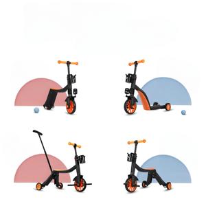 可调8合1儿童骑乘钢叉踏板车平衡自行车三速可变易折叠携带pu轮儿童礼品 - Product Image 1