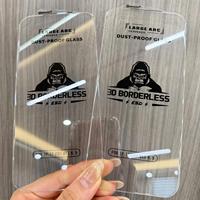 Nouveau automatique sans poussière HD clair protecteurs d'écran téléphone portable alignement en verre trempé boîte sans poussière pour Iphone 16 15 14 13 12