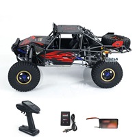CAPO CP-CD1582X 1/8 4WD RTR RC Crawler Ultra4, Chasis de Aluminio Completamente Metálico, Transmisión de 2 Velocidades, Sistema de Sonido y Luces, Auto de Juguete
