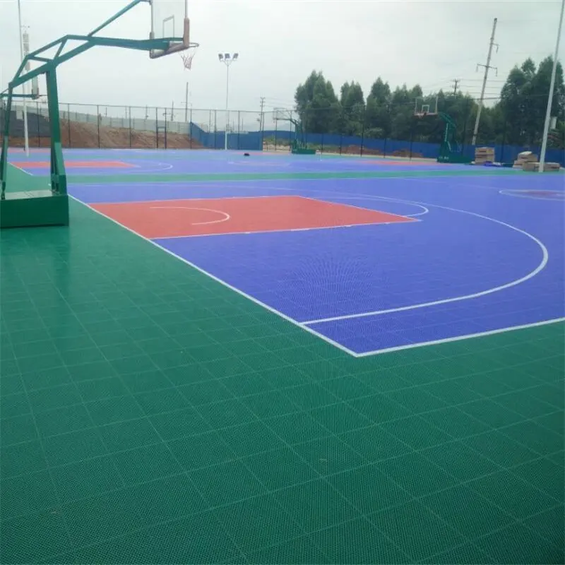 Hot Koop Multi-Purpose Sport Hof Vloeren, Grijpende Pp Outdoor Mini Basketbalveld Sport, grijpende Tegel Voor Sport