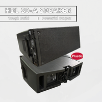 HDL 20-A professionnel scène double 10 pouces en plastique Active Line Array système de haut-parleurs nouveau 8ohm 10 ''Line Array haut-parleurs en plastique